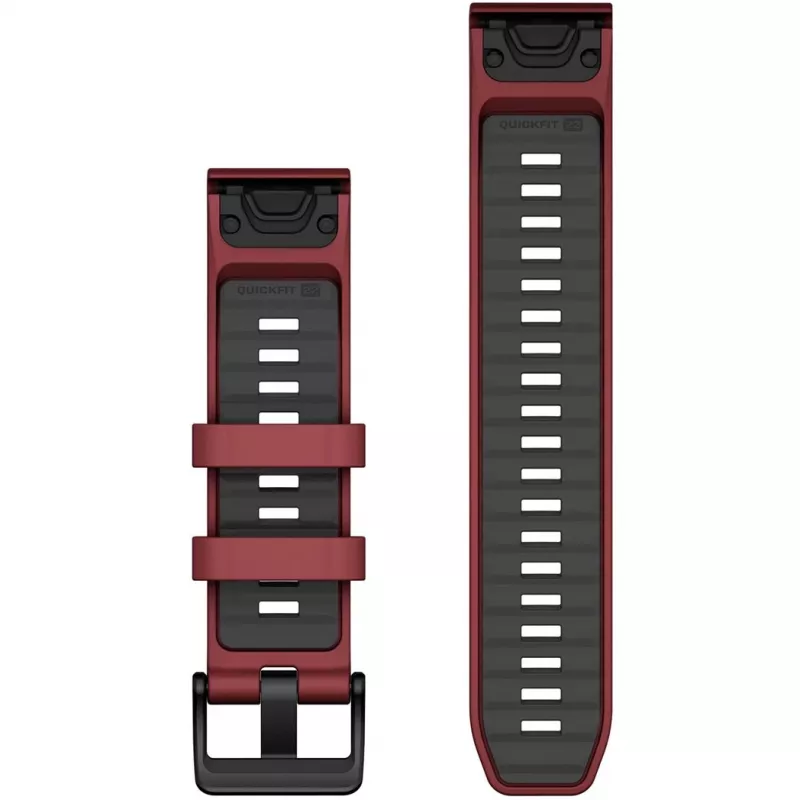 Ranneke Garmin QuickFit 010-13392-06 grafiitti punainen