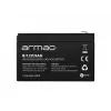 UPS-akku ARMAC B/12V/9AH — lyijyhyytelöakku 12V 9Ah, 1,8A lataus, 122A max. purku, ABS-kotelo, 65×151×94 mm