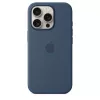 Silikonikotelo MagSafe-yhteensopiva iPhone 16 Pro - denim