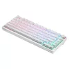 SAVIO PHENIX WHITE langaton mekaaninen näppäimistö, Gateron Red Pro, ABS