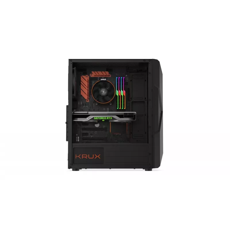Krux ASTRAL - PC - musta - ATX - micro ATX - Mini-ITX - pelaaminen - 15,9 cm - 29 cm
