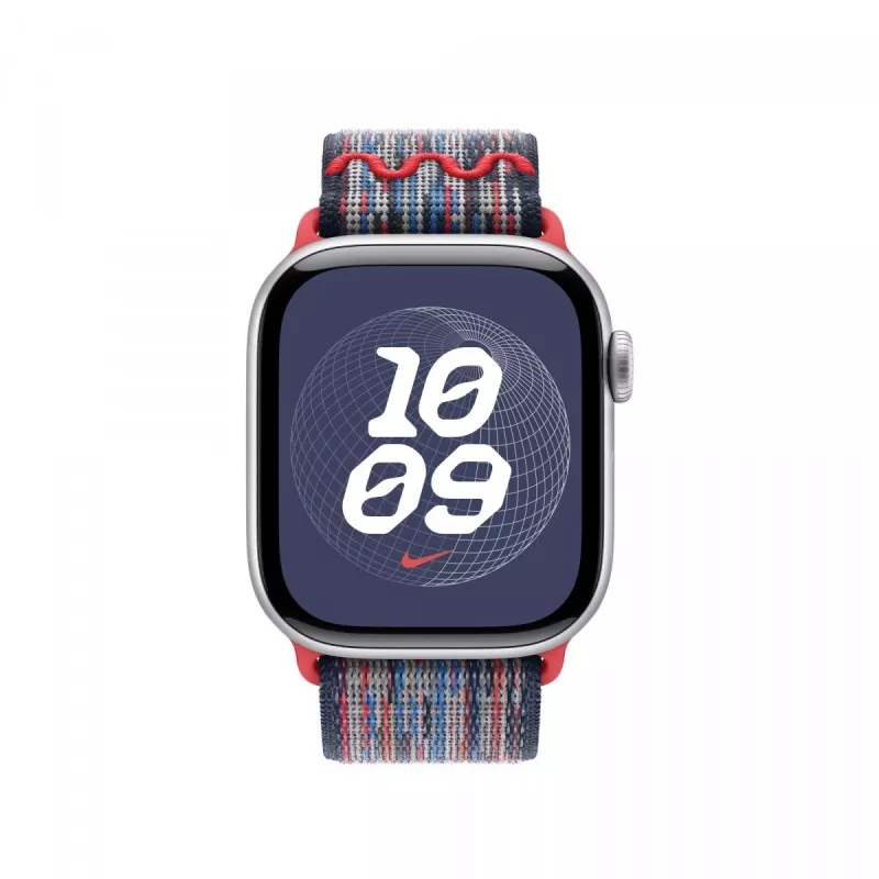 40 mm sininen/punainen Nike Sport Loop