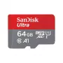 Flash-muisti SanDisk 64 GB MicroSDHC UHS-I SDSQUNR-064G-GN6TA