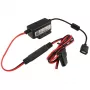 Laturi mobiililaitteille RAM Mounts RAM-GDS-CHARGE-V7B1U — USB-laturi sisäkäyttöön, 10–30 V tulo, 9 V maks. lähtö, 2,5 A, 1,2 m kaapeli, musta/punainen