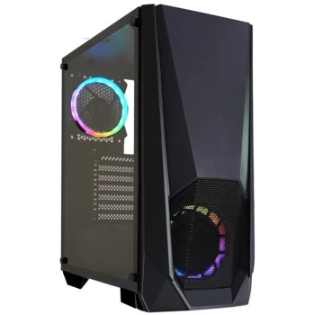 Xilence Xilent Blast X505.ARGB pelitietokonekotelo, RGB ATX midi-torni, musta (XG141)