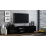 Cama TV-kaappi SIGMA1 180 musta/musta kiiltävä