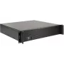 Inter-Tech 2U-K-240L 2U räkkiasennettava palvelinkotelo Micro-ATX-emolevylle, musta