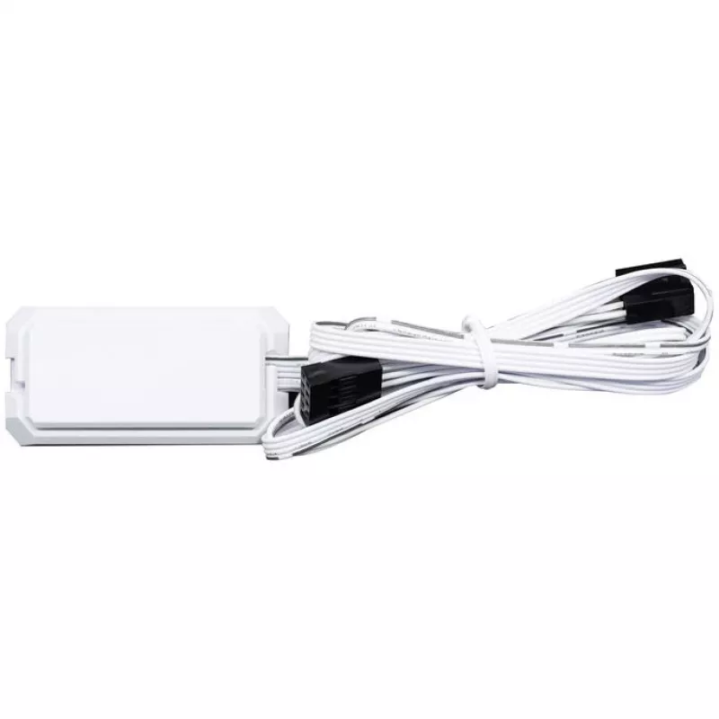 120 mm:n kotelotuuletin Lian Li 12RTLLCD1W1W ARGB Wireless LCD valkoinen