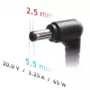 Akyga AK-ND-17 kannettavan tietokoneen virtalähde Fujitsu Siemens, 65 W, 20 V / 3,25 A, 5,5 x 2,5 mm