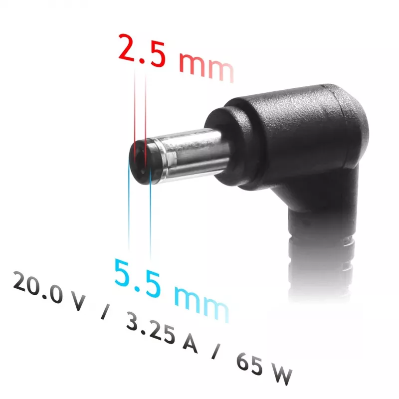 Akyga AK-ND-17 kannettavan tietokoneen virtalähde Fujitsu Siemens, 65 W, 20 V / 3,25 A, 5,5 x 2,5 mm