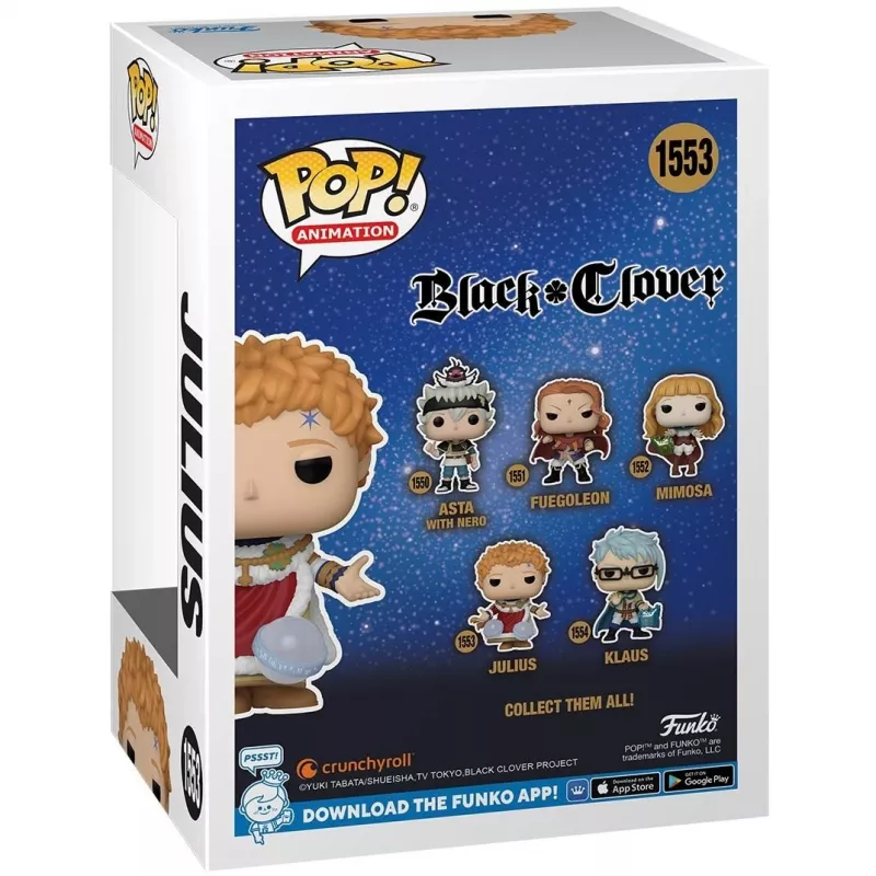 Funko Pop -figuuri musta Clover Julius (143274)
