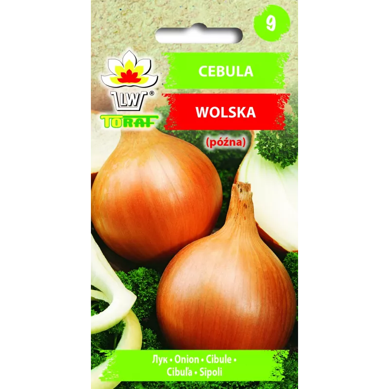 Wolska-sipuli Toraf vihannessiemenet, 5g pussi