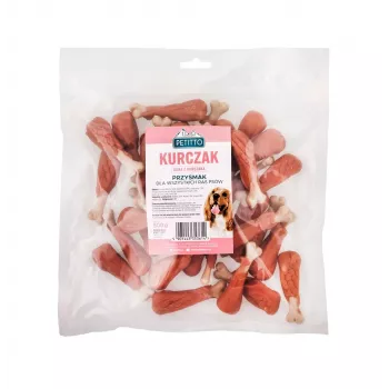 PETITTO Hähnchenschenkel - koiranherkku - 500g