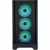 PC-kotelo Silentware Flow 110 A-RGB musta — Mid-Tower-kotelo, karkaistu lasisivupaneeli
