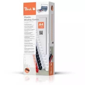 Peach toimistolaitteet, musta, 65 arkkia, A4, 1 cm, 100 kpl