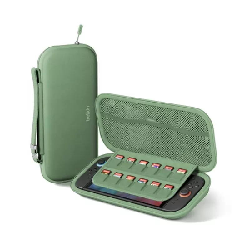 Pelilaukku Belkin ENA002HQSE konsolille, pistaasinvihreä, suojakotelo