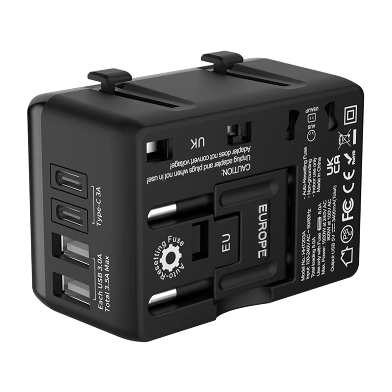 Matkasovitin BlitzWolf BW-TA1 4-in-1 kahdella 2× USB PD 20W liitännällä