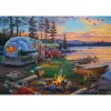Palapeli schmidt spiele 58533 — 1000 palaa, 'Camping-Idyll am See' maisemakuva