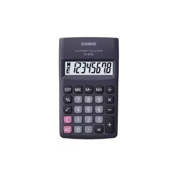 CASIO HL-815L-BK BOX laskin, 8-numeroinen, 69,5x118mm, musta