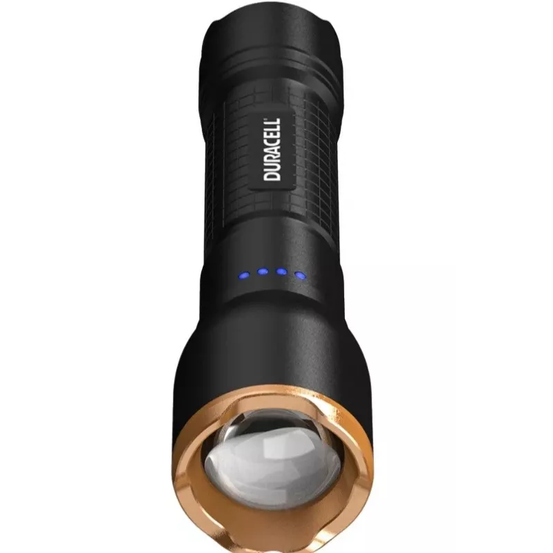 Duracell DF1500R lahjapakkaus taskulamppu musta