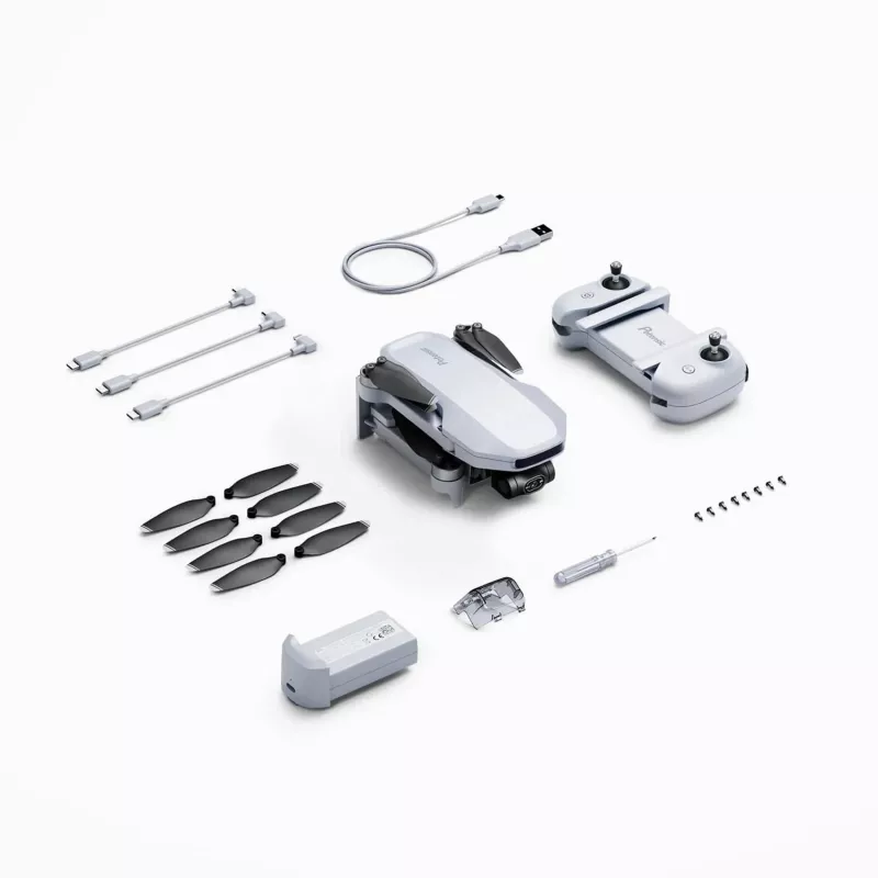 Potensic Atom quadcopter 4 roottorilla, 12 MP, 4608 x 2592 pikseliä, 2230 mAh, harmaa