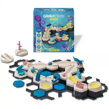 Marmorirata-rakennussarja Ravensburger GraviTrax Junior Starter-Set S Wüstenstrecke, malli 24585