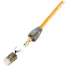 RJ45-liittimet Cat 6, 6A, 7 suojatut, 50 kpl pakkaus