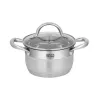Pyöreä ruostumattomasta teräksestä valmistettu kattila Resto Kitchenware Libra 1,9 L