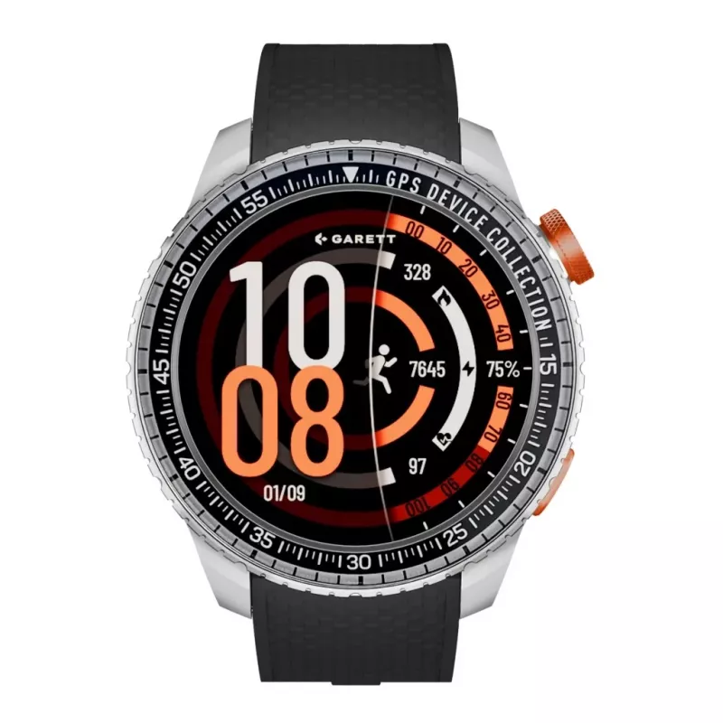 Älykello Garett Compass GPS hopea — Garett Compass GPS hopea