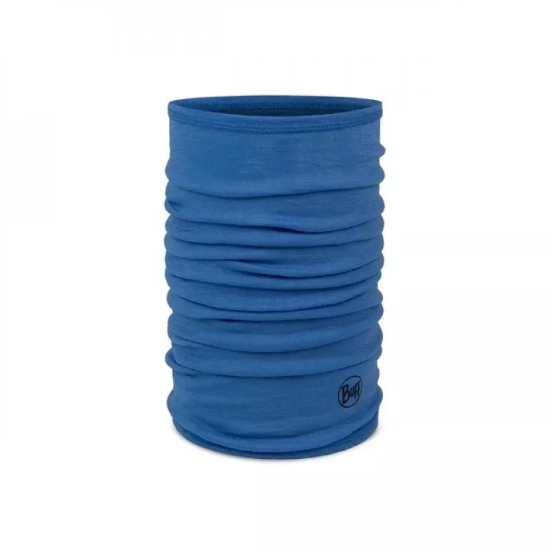 Buff Merino Lightweight Jr Solid merinovillakauluri lapsille, sininen