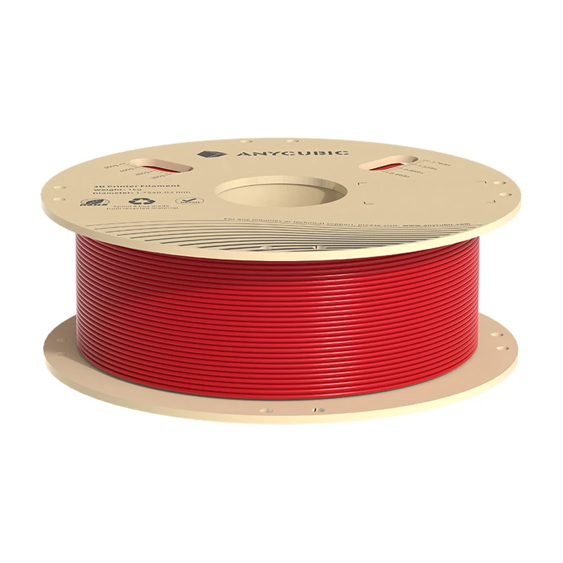 PLA-filamentti AnyCubic IPHPLRR-106 — 1 kg kela, 1,75 mm, punainen