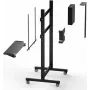 PC-teline Kindermann 4004000201 musta metalli 288x100x418mm