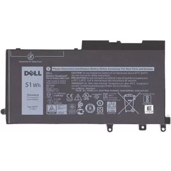 Dell-akku 51 Wh 3-kennoinen Li-Ion varaosa Dell-kannettaviin (MPN 5MVGP)