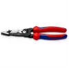 Knipex 13 72 200 ME kuorintapihti musta, sininen, punainen, ruostumaton teräs