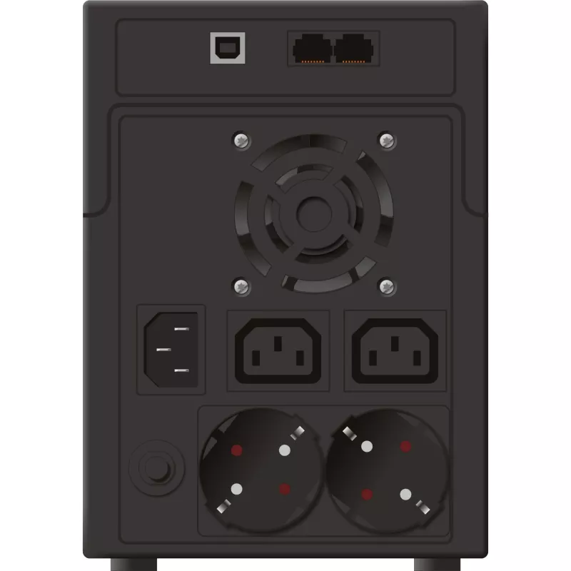 PowerWalker VI 2200 SHL Schuko UPS line-interactive 2,2 kVA 1 200 W 4 AC-lähtöä