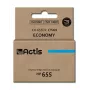 Actis KH-655CR muste (korvaa HP 655 CZ110AE; standardi; 12 ml; syaani)