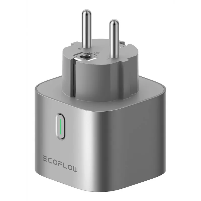 Älypistoke EcoFlow EFA-SMARTPLUG-EU-4P sisäkäyttöön hopea