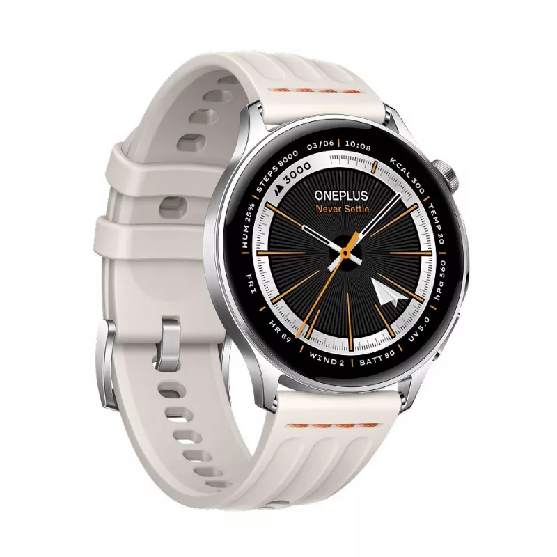 OnePlus Watch Lite – älykello, hopea