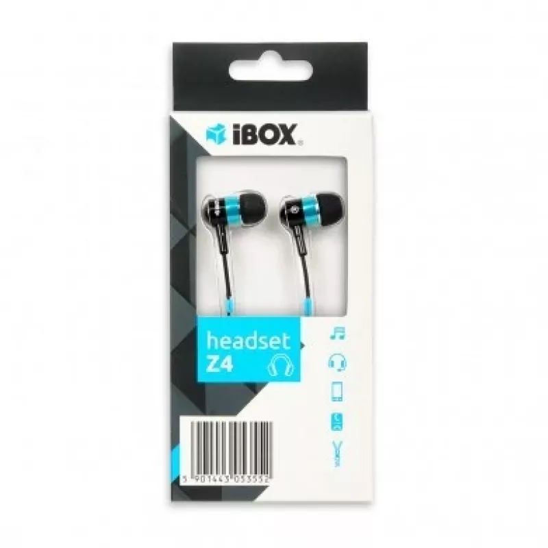 In-Ear-kuulokkeet vetoketjumallilla ja mikrofonilla