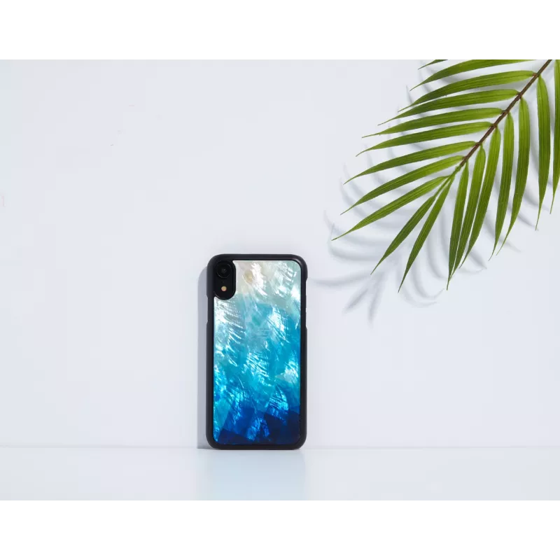 iKins puhelinkotelo iPhone XR – blausee ulkopuoli, musta sisäpuoli
