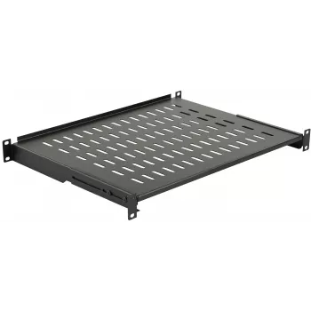 Rack-hylly LOGON RAS400BL musta 50 kg kantavuus 19