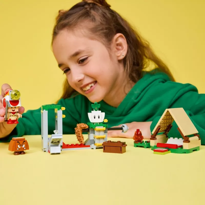 LEGO Captain Toadin leiri -sarja 72040 rakennuslelu, interaktiiviset Super Mario -toiminnot