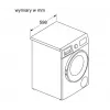 Bosch WNA13401PL pesukone-kuivausrumpu 8 kg / 5 kg 1400 kierr./min valkoinen