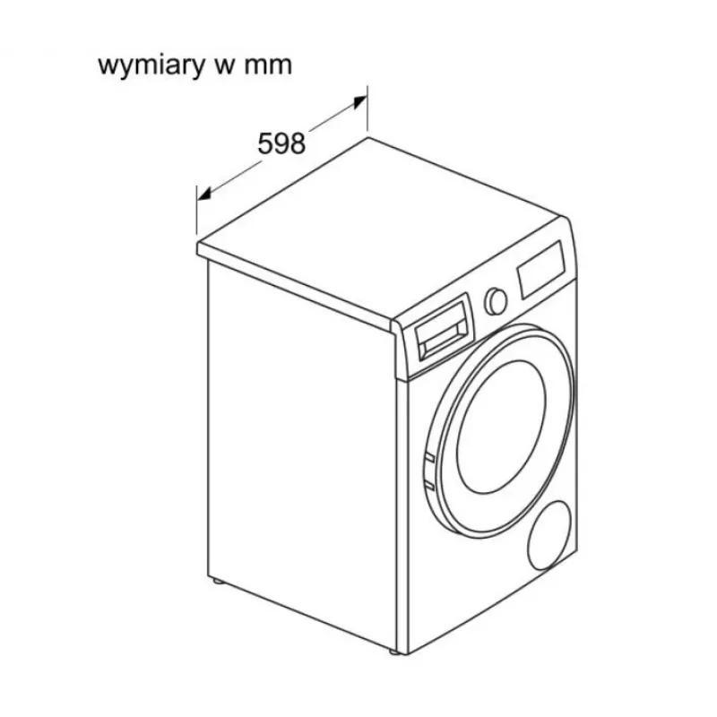 Bosch WNA13401PL pesukone-kuivausrumpu 8 kg / 5 kg 1400 kierr./min valkoinen