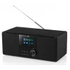 Internetradio JVC RA-E981B — Wi‑Fi- ja Bluetooth-suoratoisto, DAB+, FM, 2x5W, 40 aseman muisti, USB, AUX, LCD-näyttö
