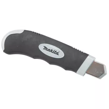 Makita D-65713 katkaisuteräveitsi, 100 mm, sis. 8 katkaisuterää (7 varastoituna kahvaan), automaattinen teränsyöttö, ergonominen luistamaton kahva, sininen