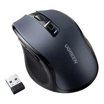 Hiiri UGREEN 90855 langaton optinen USB 2,4GHz Bluetooth 5.0 4000 DPI musta