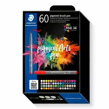 Brush Pen Staedtler Pigment Arts 60 kpl