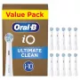 Oral-B iO Ultimate Clean vaihtoharjaspäät, valkoinen, 10 kpl