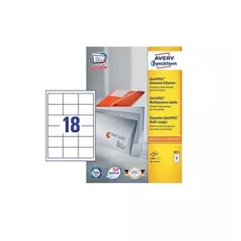 Itseliimautuva tarra Avery 3671